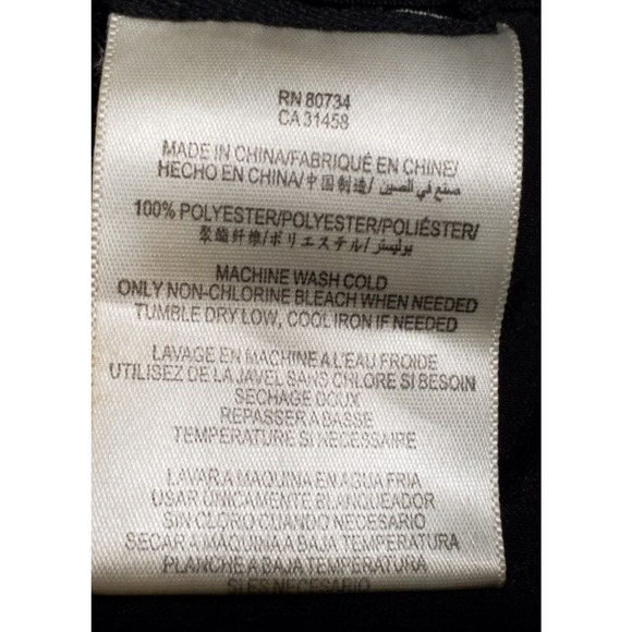 BCBGMAXAZRIA Women’s XS Michael Pants Black Elastic Waist Tapered Leg Pockets - Picture 6 of 8